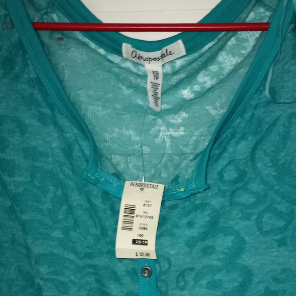 NWT SZ XS AEROPOSTALE 3/4 sleeve - Picture 3 of 4